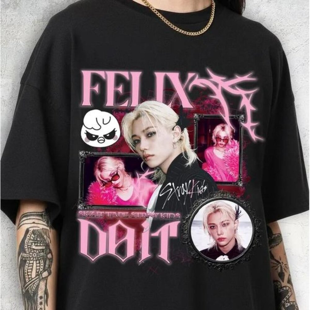 Felix Stray Kids “DO IT” Vintage K-Pop T-Shirt